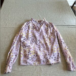 Lavender Ann Taylor Long Sleeve Blouse